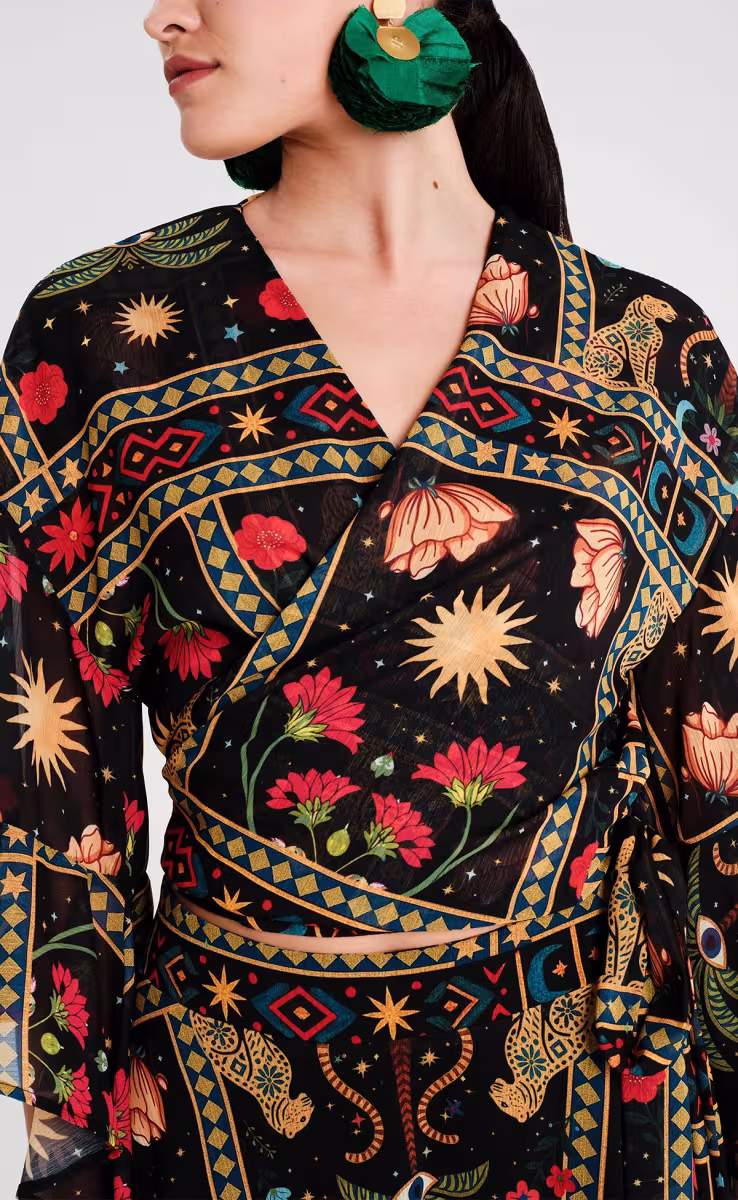 ETERNITY WRAP BLOUSE