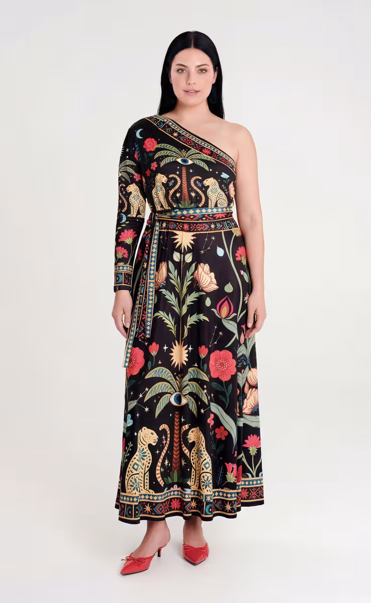 ETERNITY ONE SHOULDER LONG DRESS