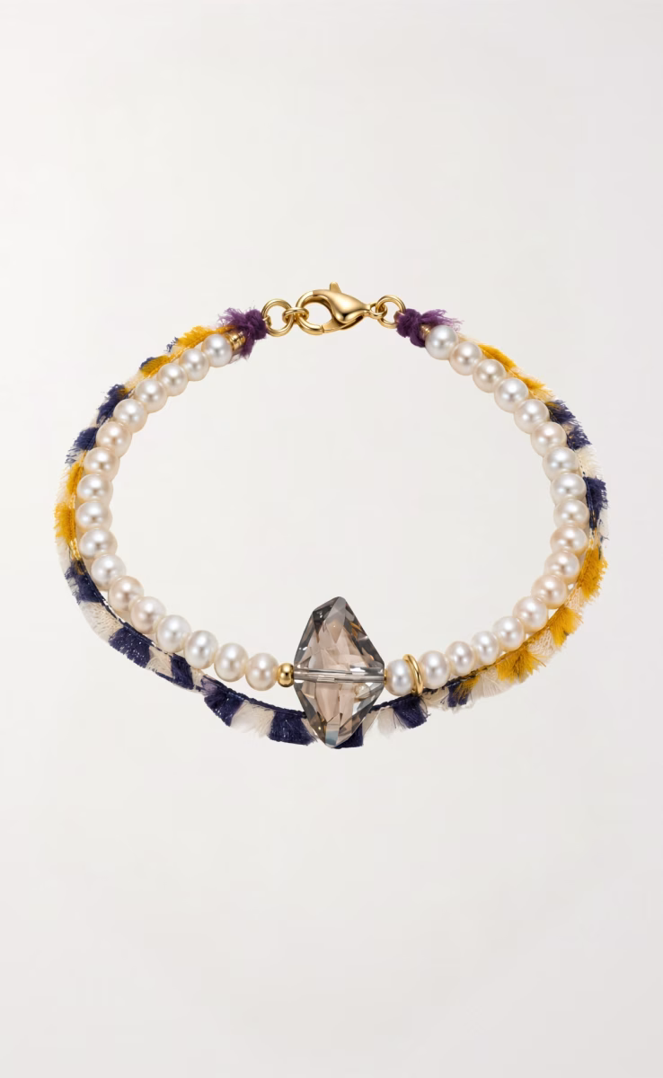 BRACELET FRESHWATER PEARLS SWAROVSKI ELEMENTS