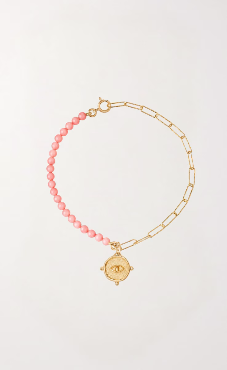 ΒΡΑΧΙΟΛΙ  PINK CORAL MINI ROUND EYE