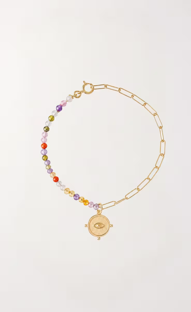 ΒΡΑΧΙΟΛΙ  RAINBOW ZIRCON MINI ROUND EYE