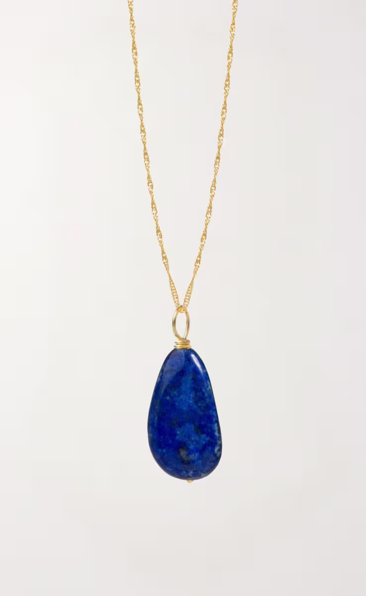 LAPIS LAZULI NECKLACE SINGAPORE CHAIN