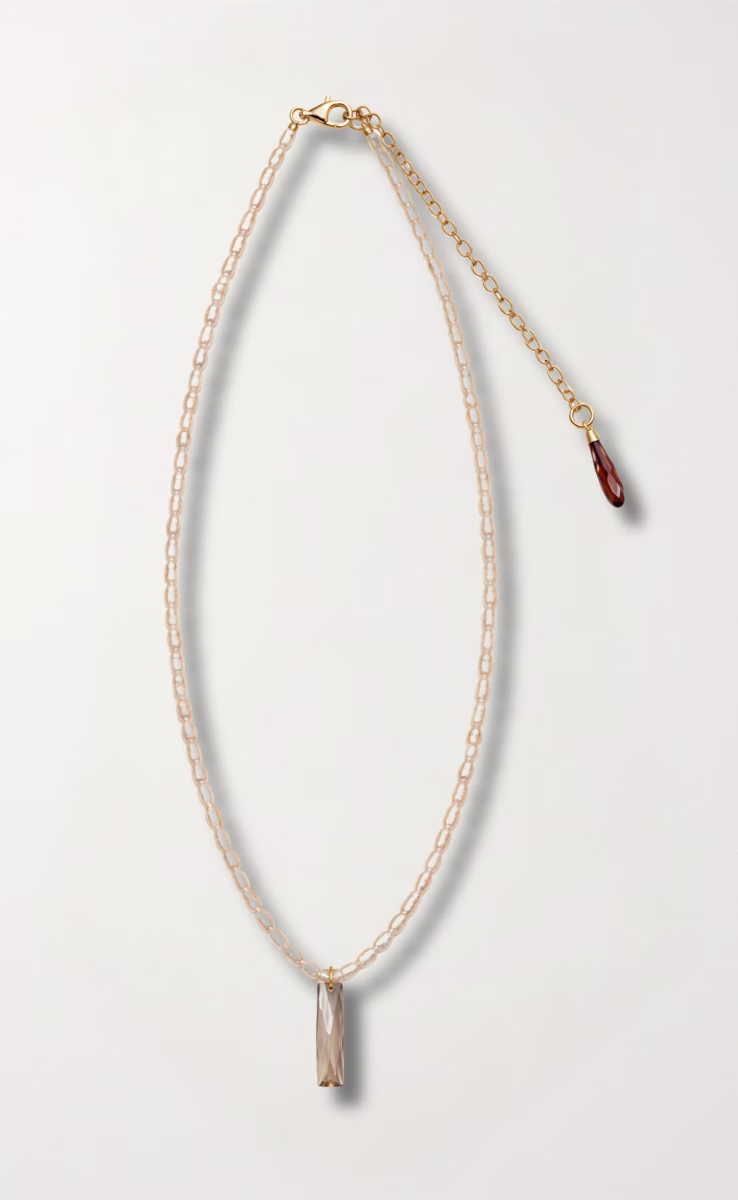 NECKLACE PINK FP PEARL & SWAROVSKI