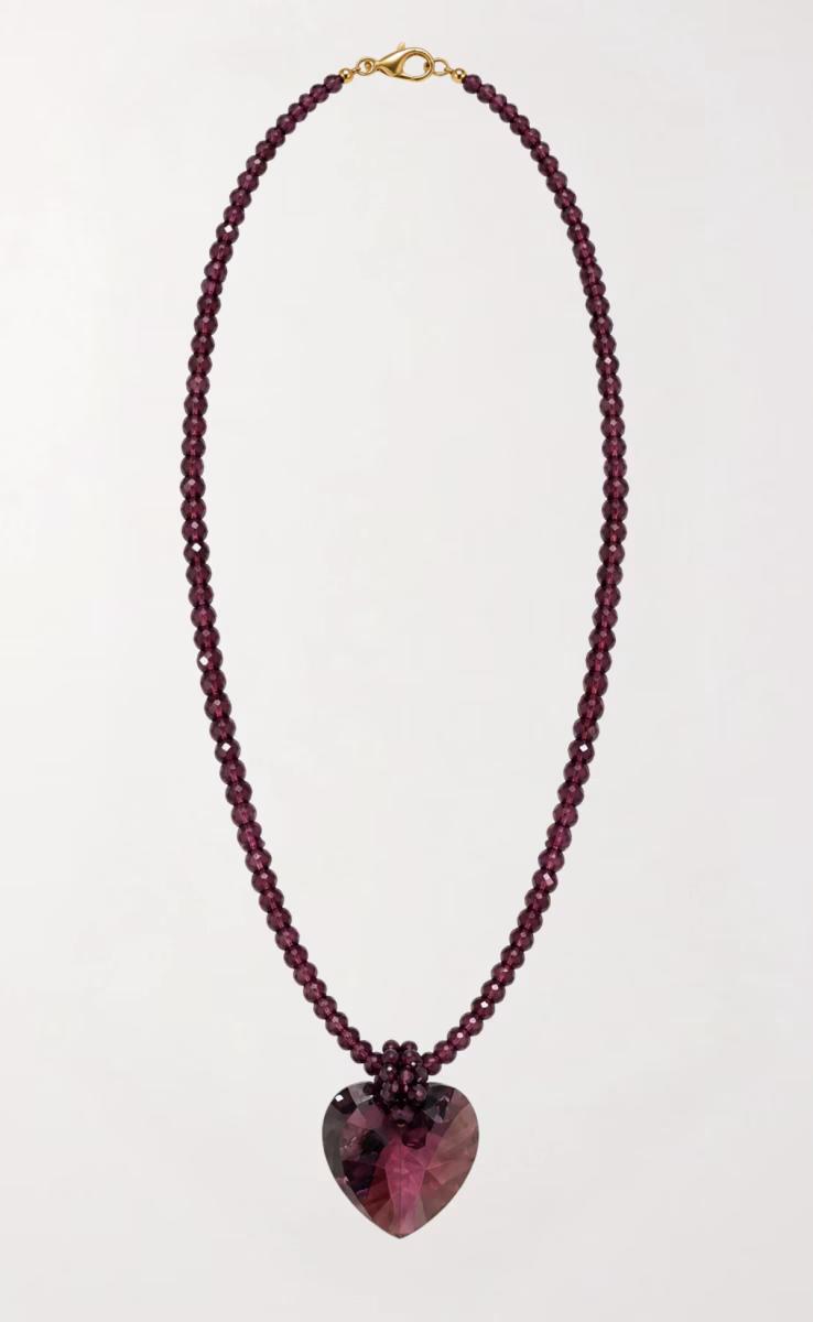 ΚΟΛΙΕ ΜΕ GARNET & SWAROVSKI