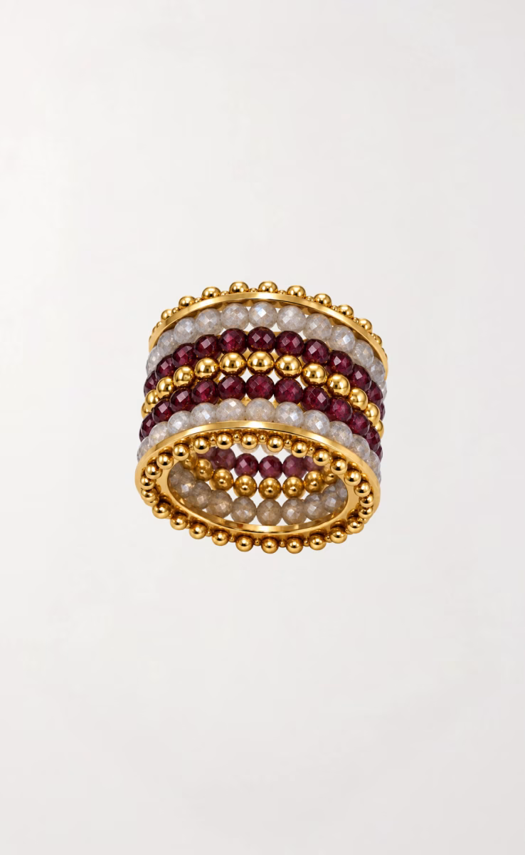 ΔΑΧΤΥΛΙΔΙ ΜΕ GARNET & ΖΙΡΓΚΟΝ