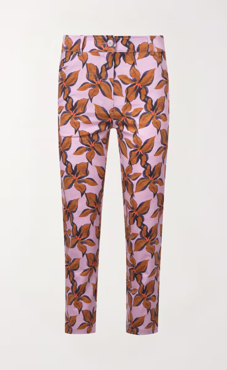 AMAL PANTS MULTI PURPLE
