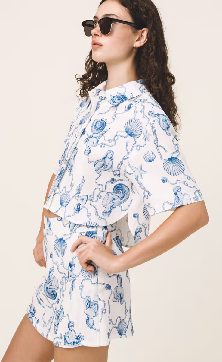 TOMI MULTI BLUE SHIRT