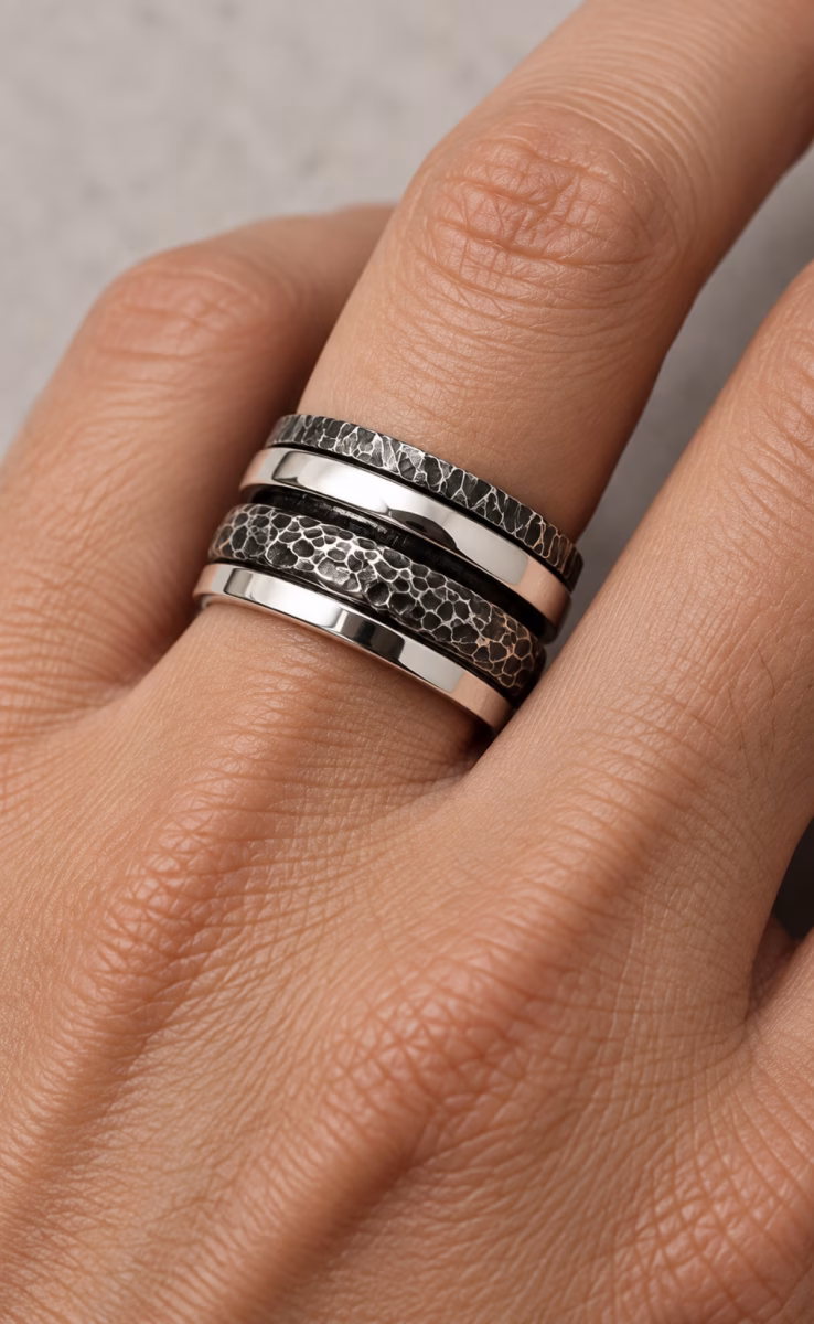 SILVER RING K.AND