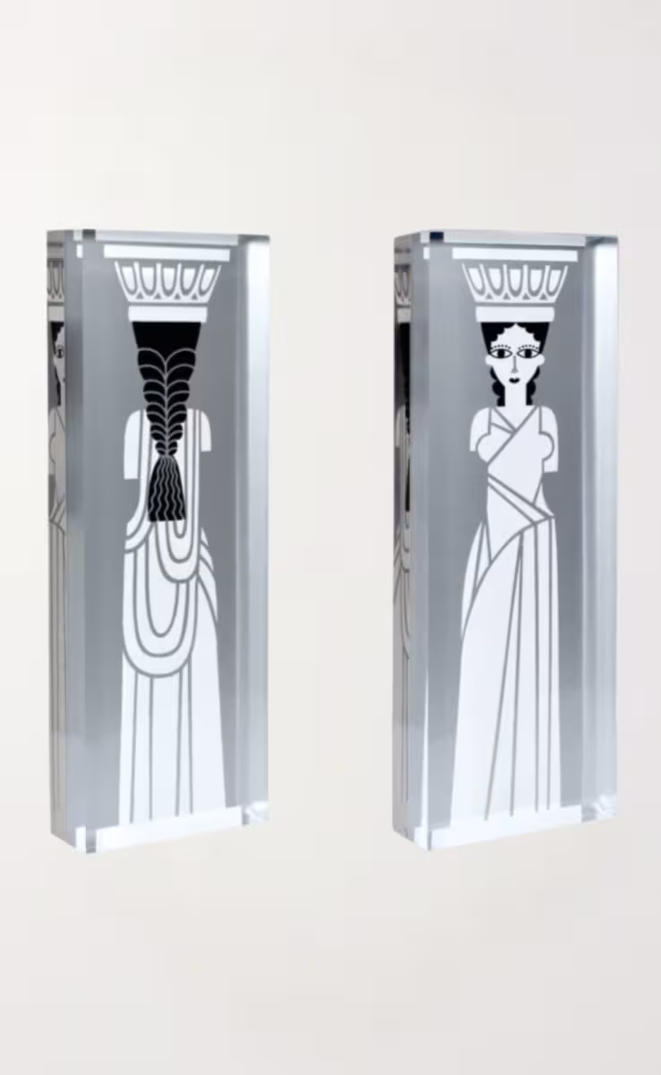 DESIGN OBJECT CARYATID SILVER