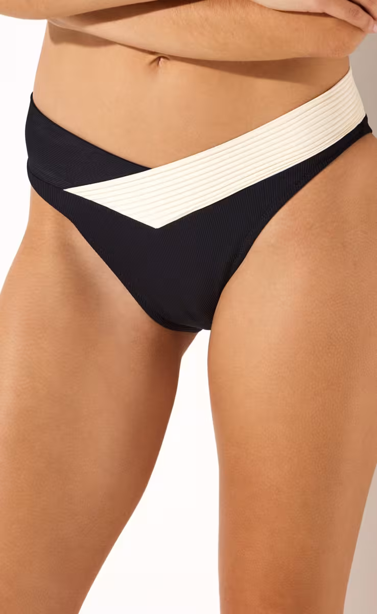 BANDEAU BIKINI ULTIMA CREAM & BLACK