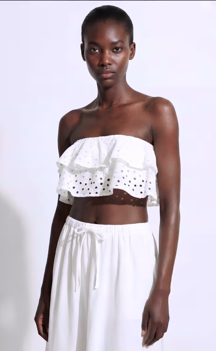BAHIA GIPSY SKIRT WHITE