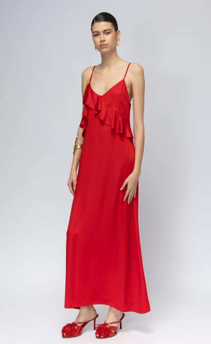 RAMBLA MERMAID DRESS RED