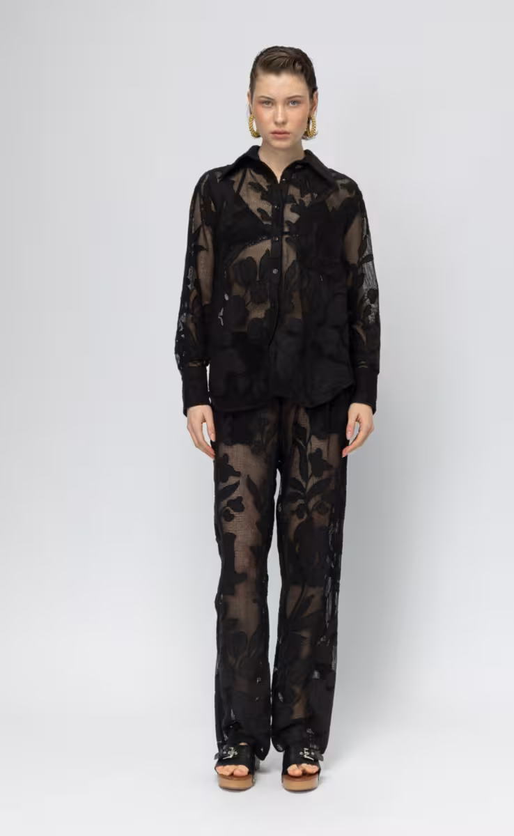 MIAMI NET PANTS BLACK