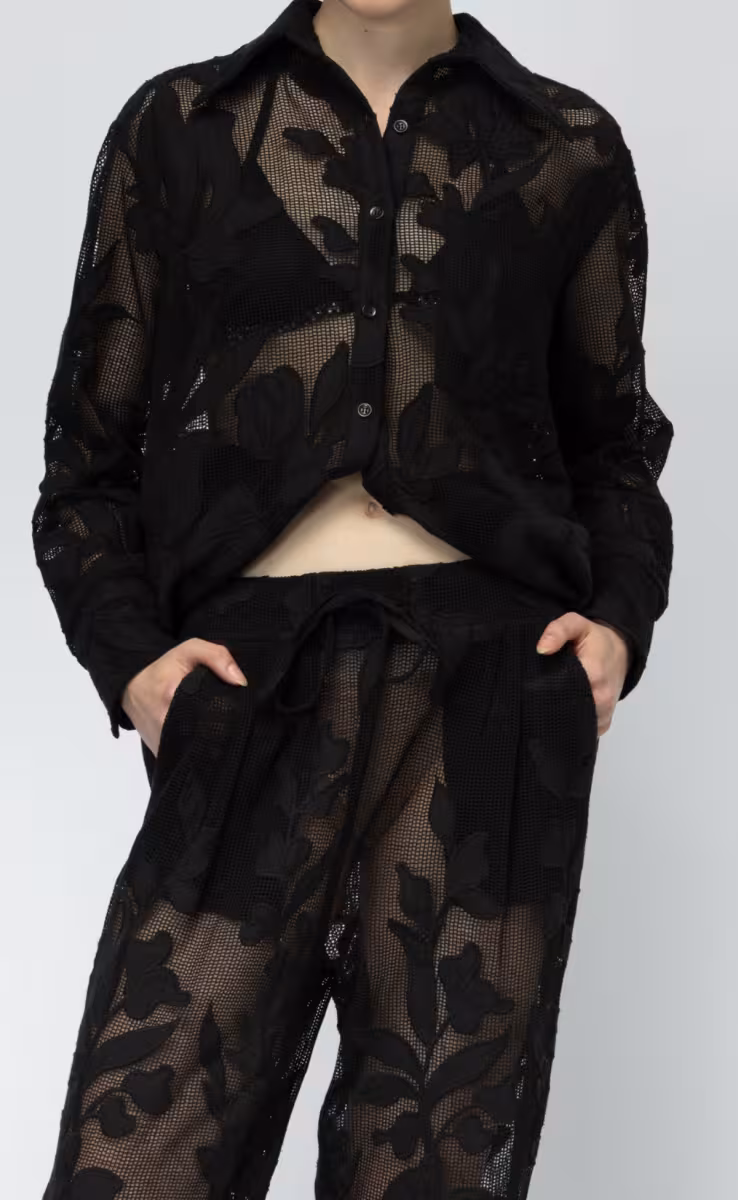 MIAMI NET PANTS BLACK