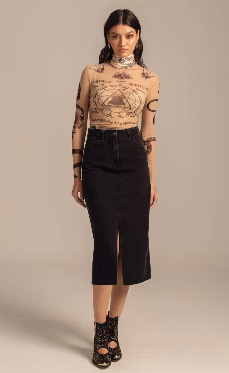 PSYCHE TOP MESH