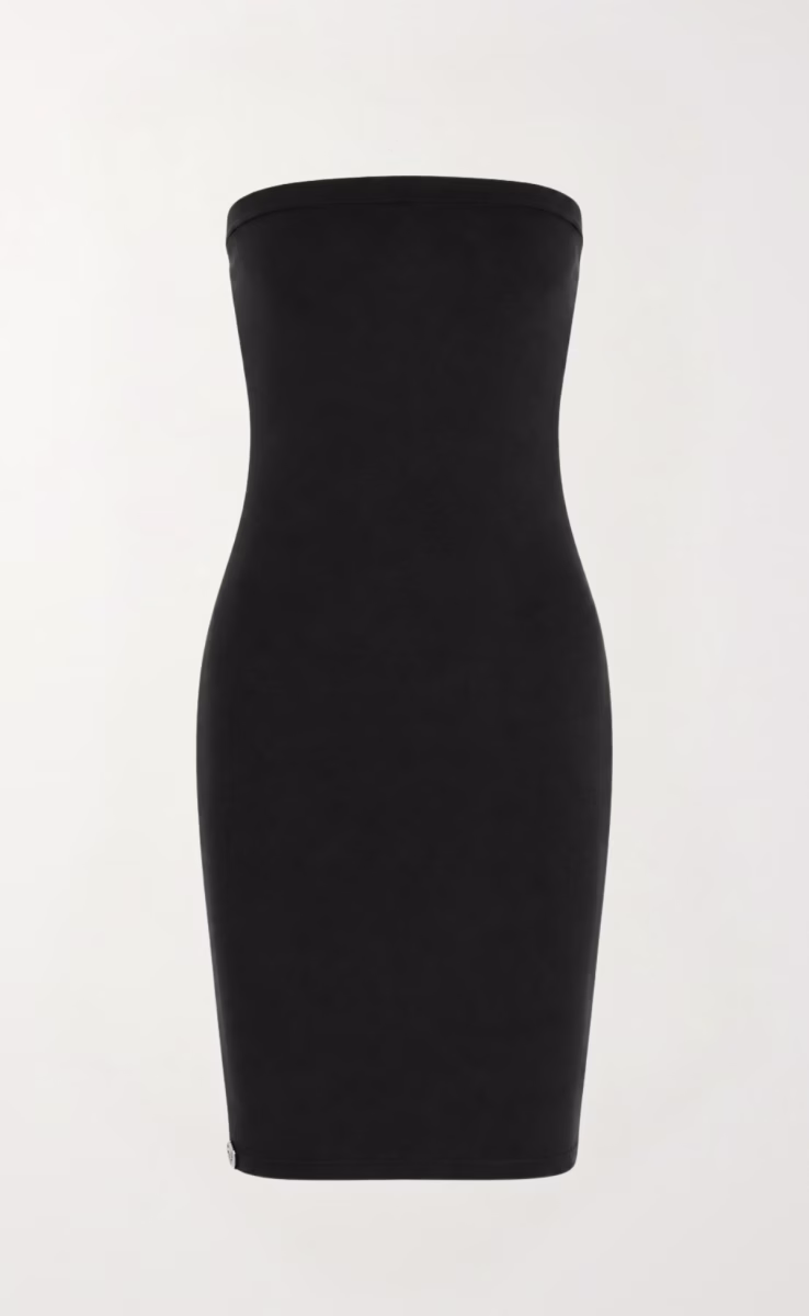 MINI DRESS STRAPLESS BLACK