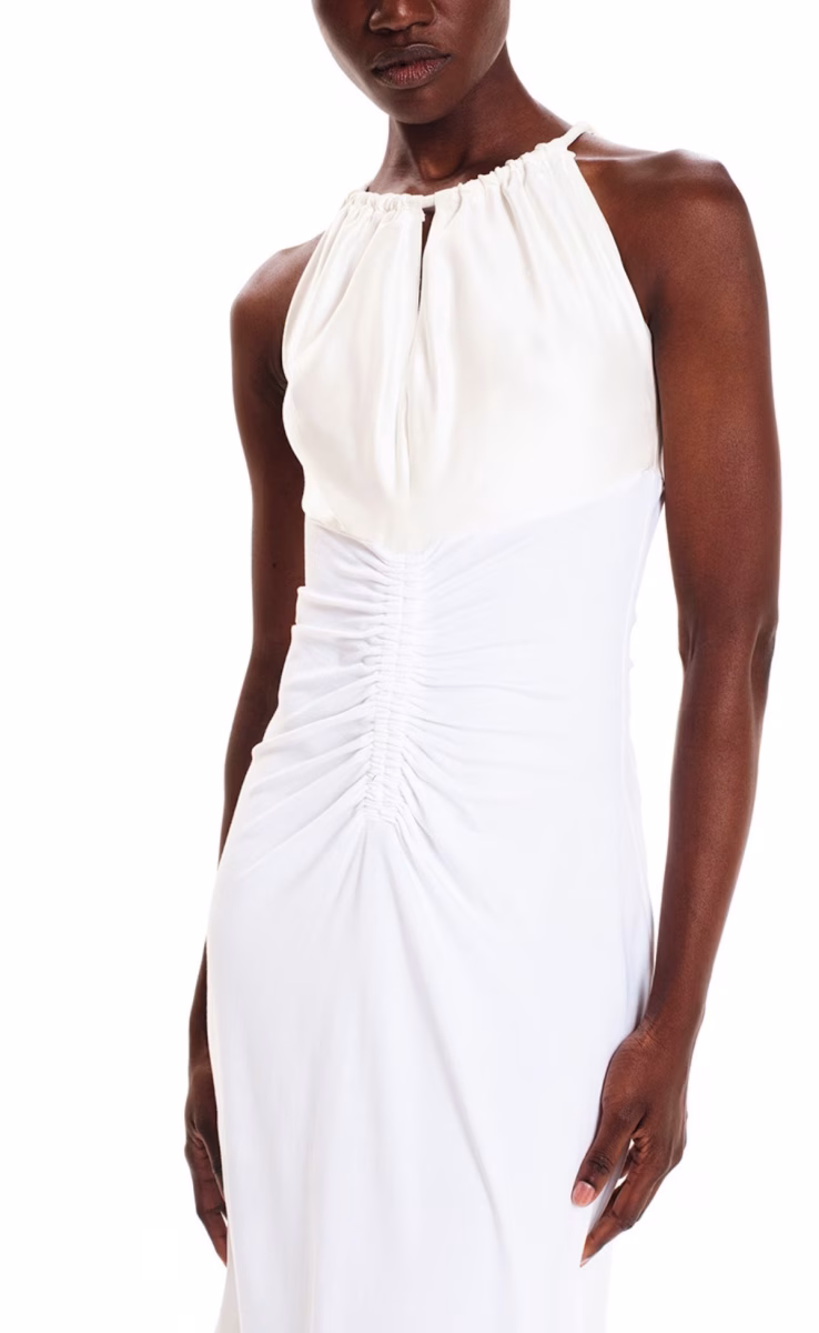 MIDI DRESS WHITE