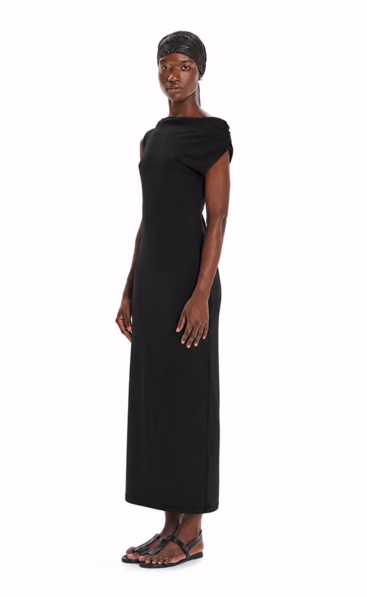 MIDI DRESS BLACK