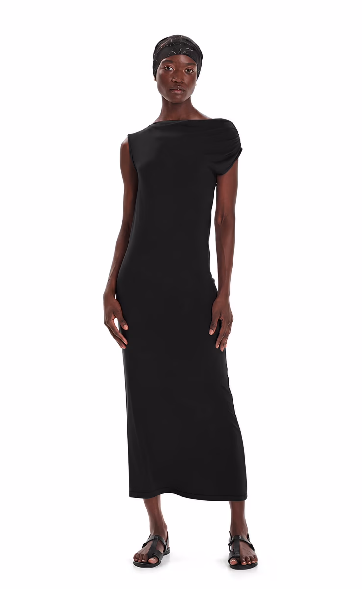 MIDI DRESS BLACK