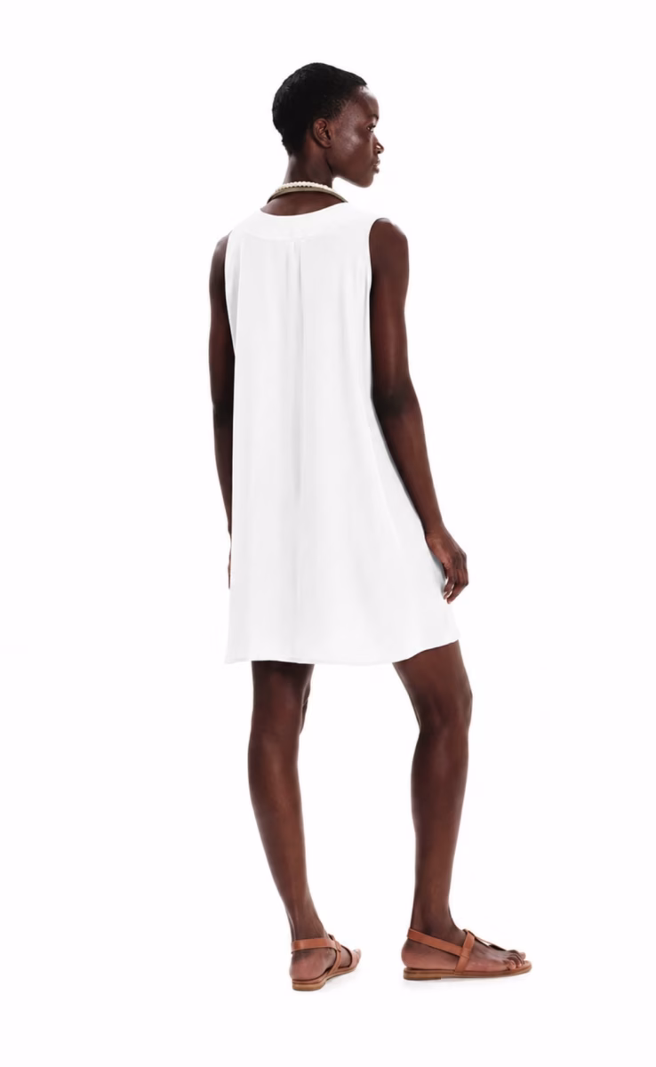 MINI DRESS OFF WHITE