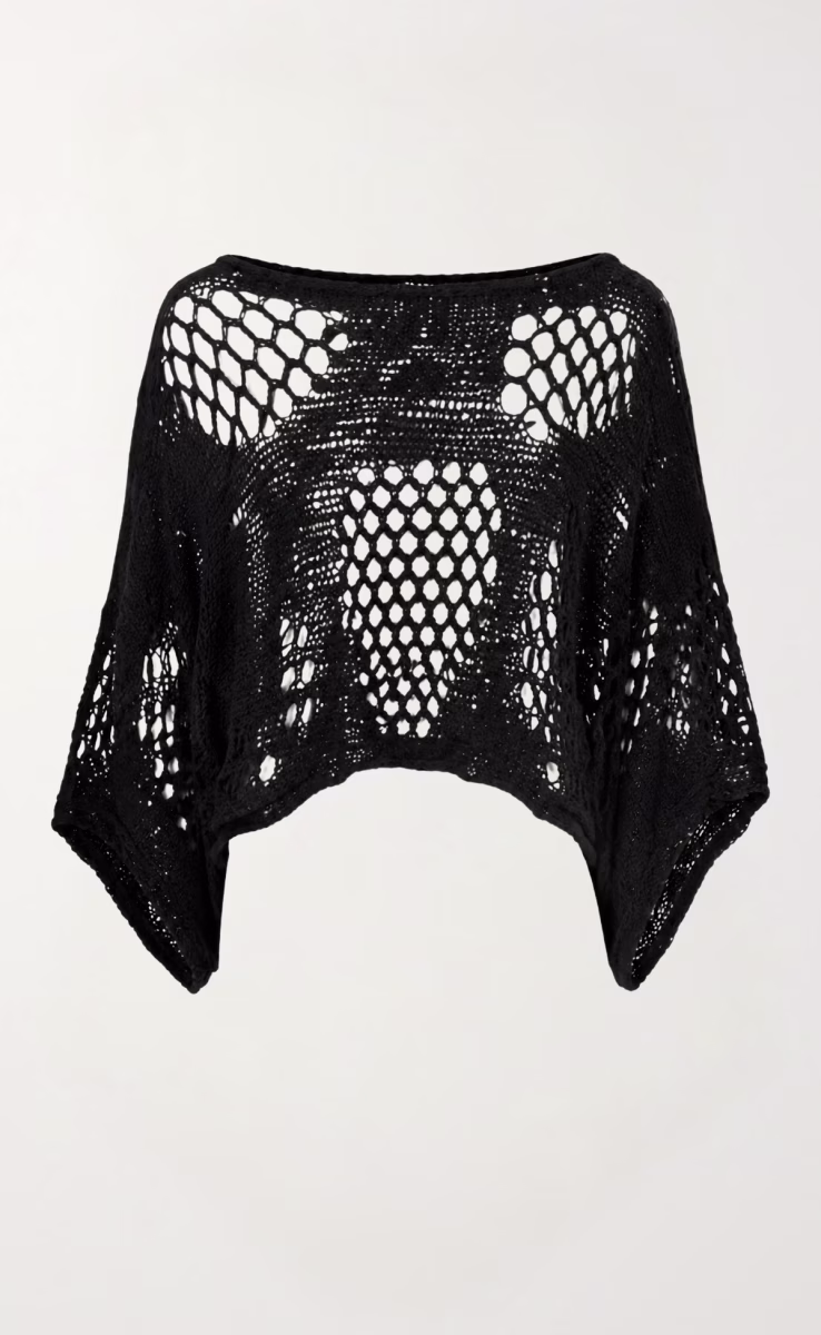 LONG SLEEVE TOP BLACK