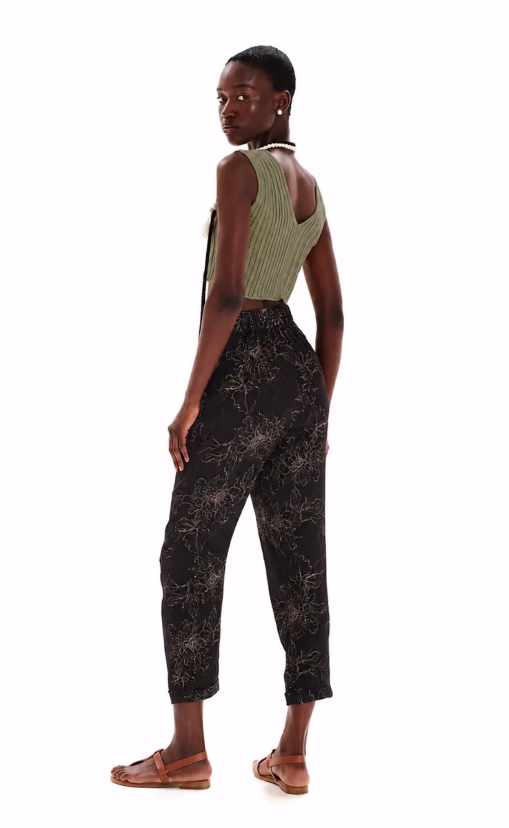 CROP TOP ORGANIC OLIVE