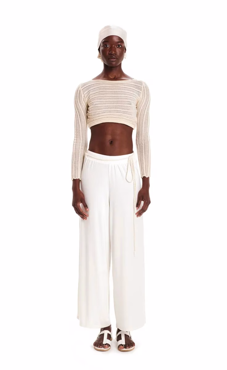 TROUSERS OFF WHITE