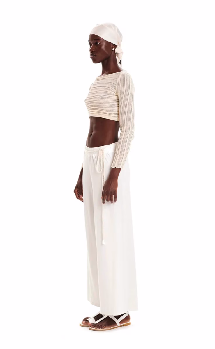TROUSERS OFF WHITE