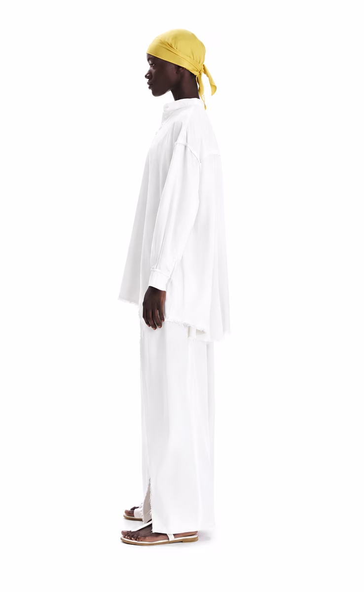 SHIRT DRESS OFF WHITE