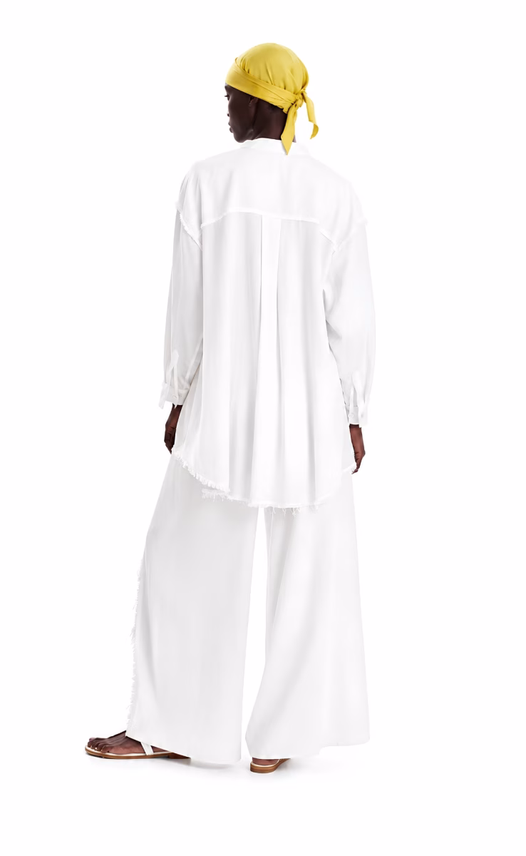 SHIRT DRESS OFF WHITE