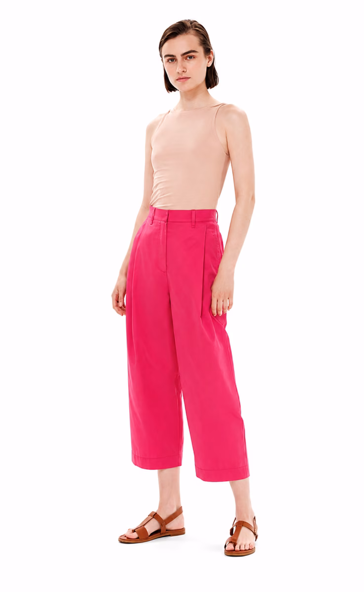 SLEEVELESS FITTED TOP ECO VITAL ANTIQUE ROSE