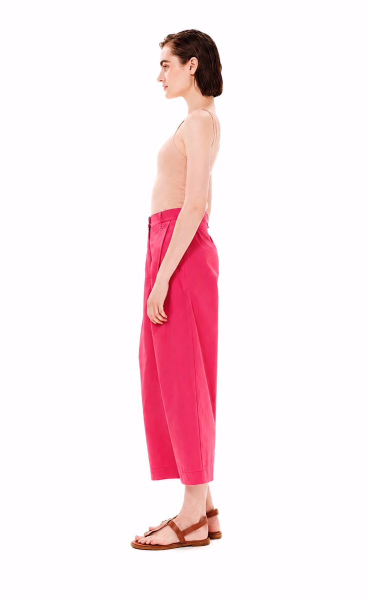 SLEEVELESS FITTED TOP ECO VITAL ANTIQUE ROSE