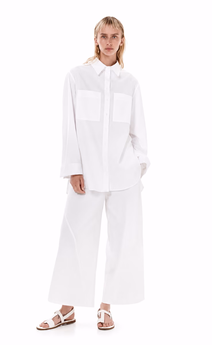 OXFORD LONG SLEEVED SHIRT WHITE