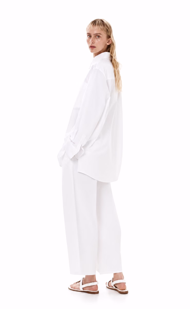 OXFORD LONG SLEEVED SHIRT WHITE