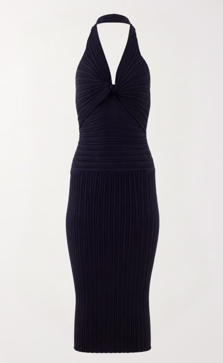MIDI DRESS BLACK