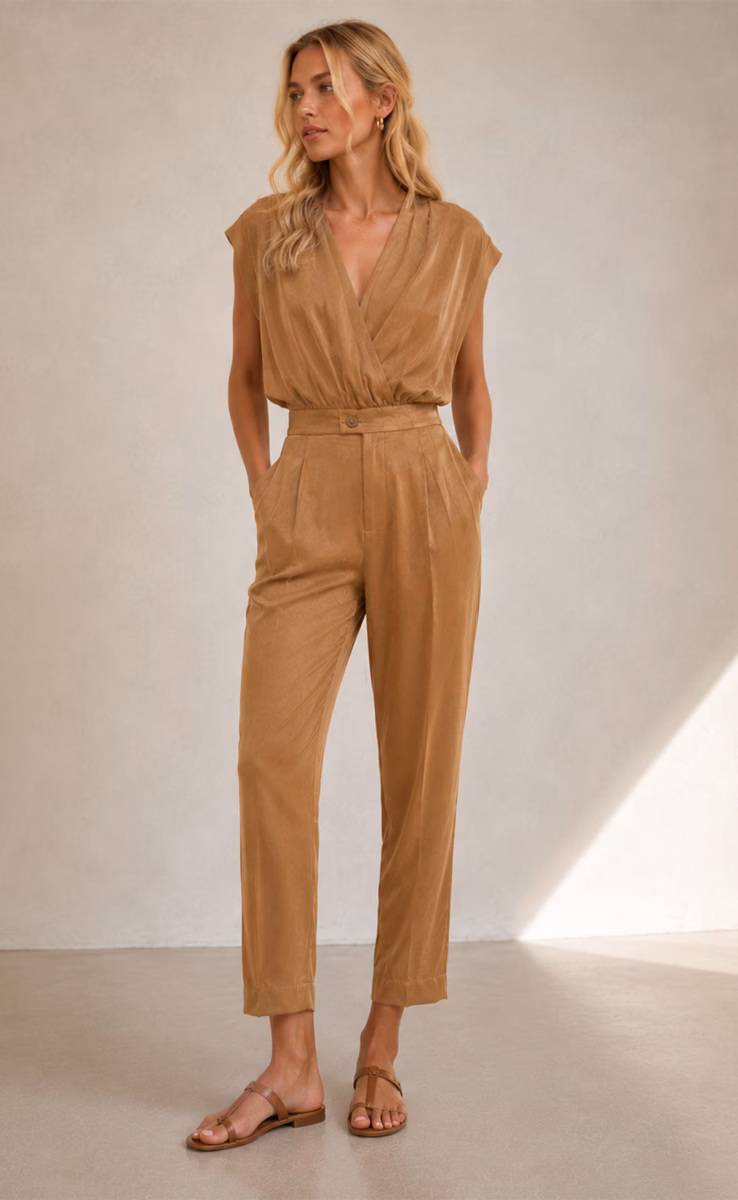 TROUSERS GOLD