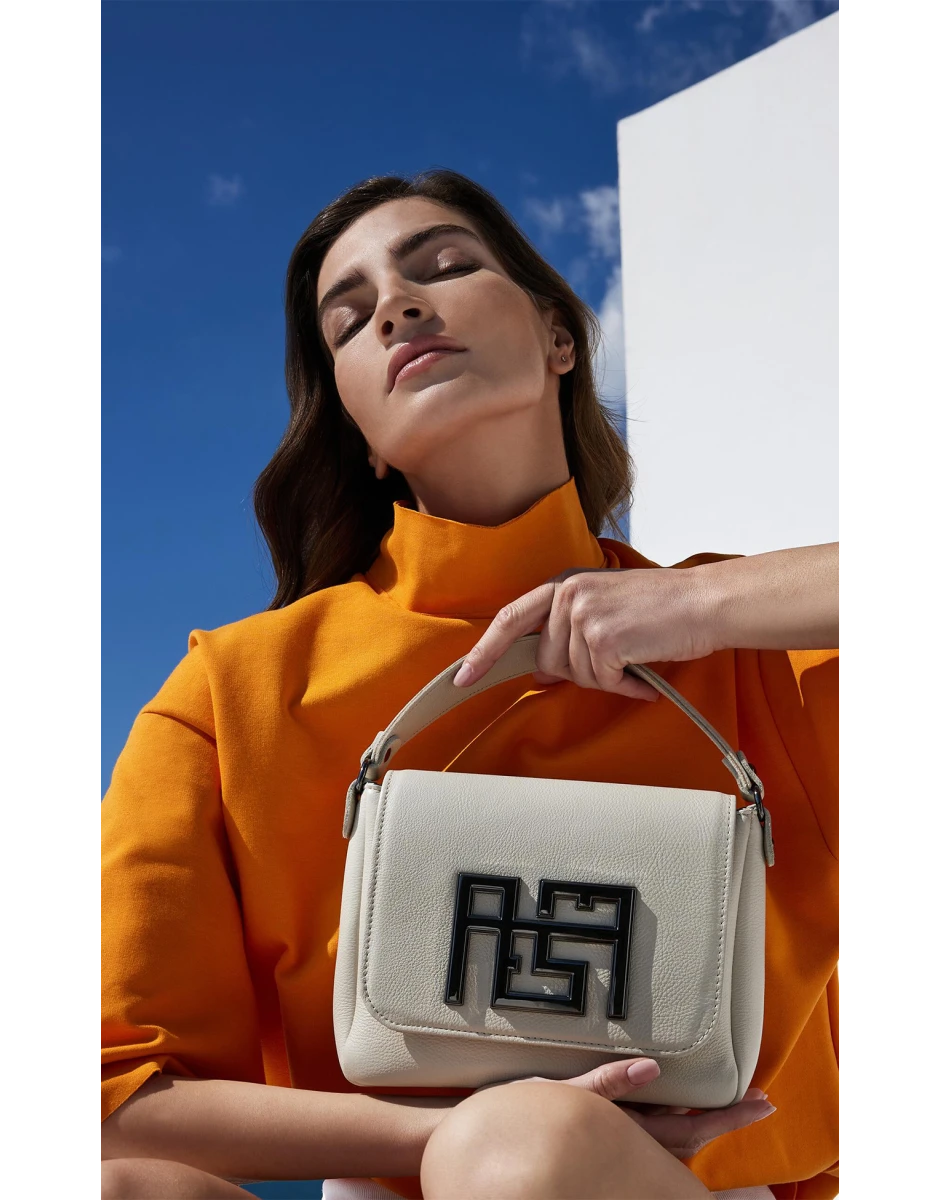 ORA LEATHER BAG BEIGE