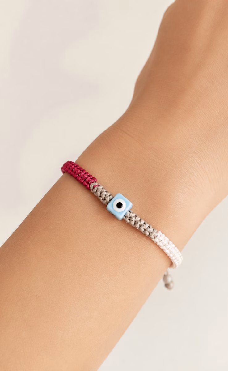 BRACELET CERAMIC CUBE EYE