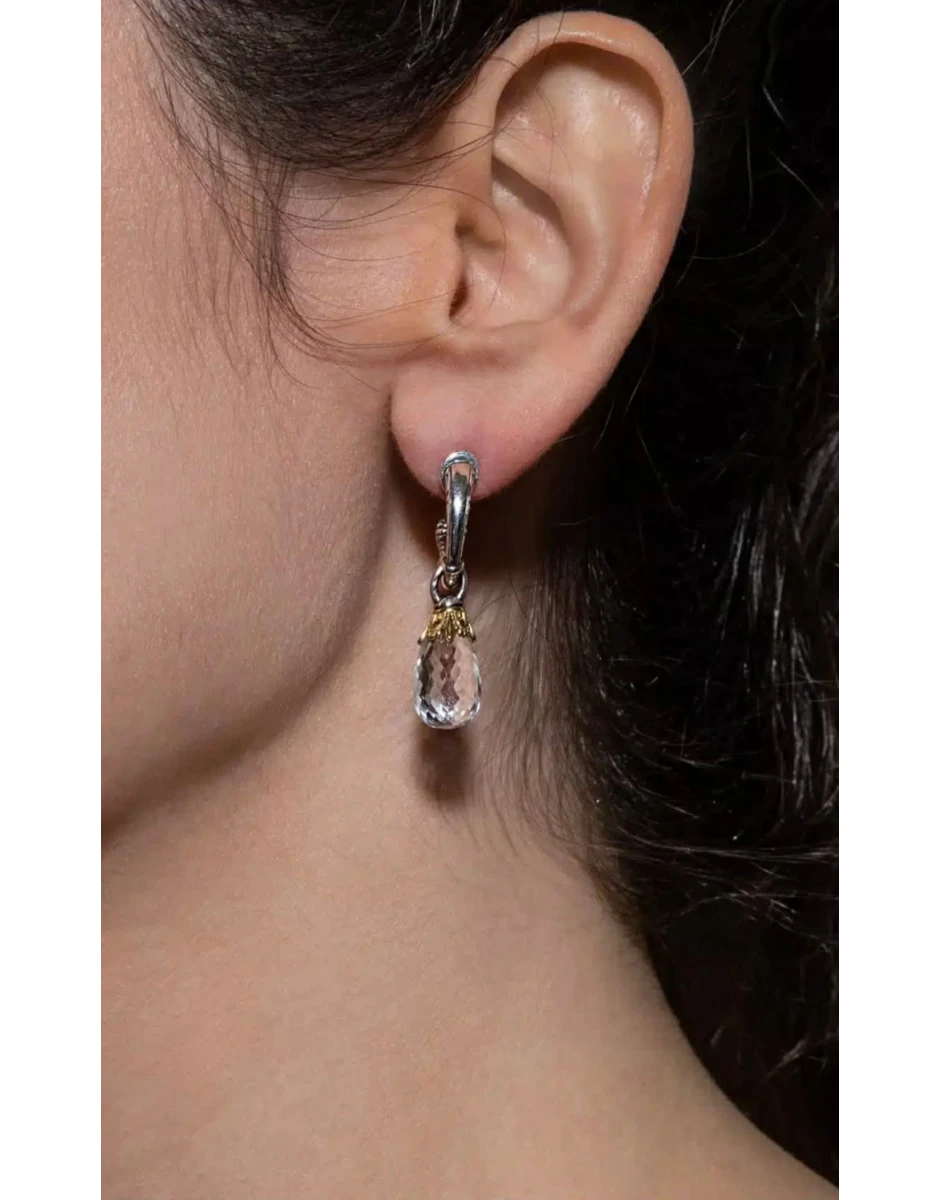 DROP EARRINGS WITH CRYSTALS