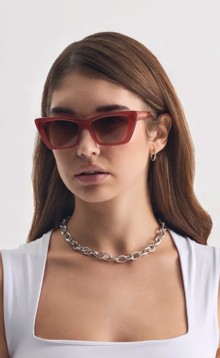 SUNGLASSES CORFU TERRACOTTA SUNSET BROWN LENSES