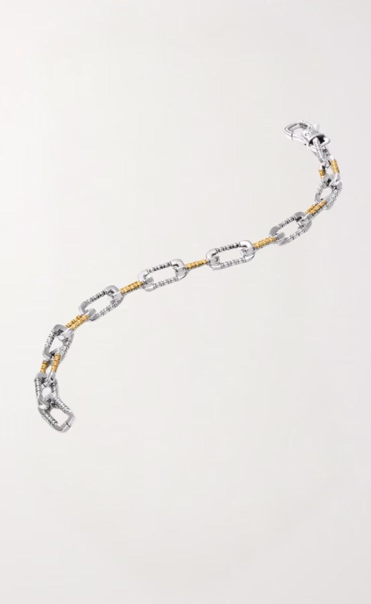 BRACELET STERLING SILVER 925 & GOLD 18k