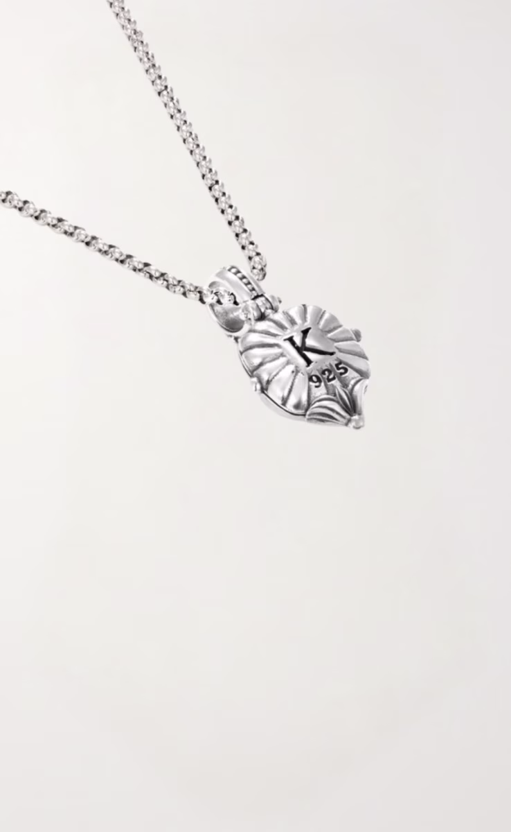 PENDANT STERLING SILVER 925 WITH ROCK CRYSTAL BLUE MARINE SPINEL & MOTHER OF PEARL TRIPLET