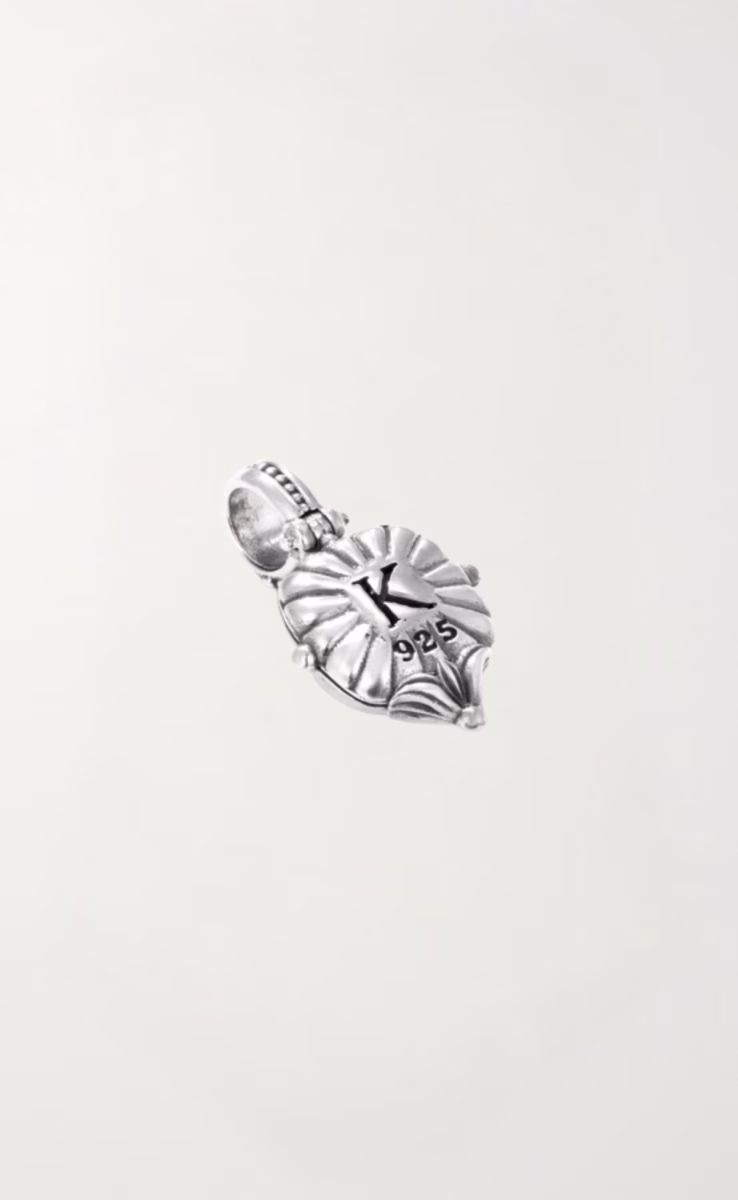PENDANT STERLING SILVER 925 WITH ROCK CRYSTAL AVENTURINE & MOTHER OF PEARL TRIPLET