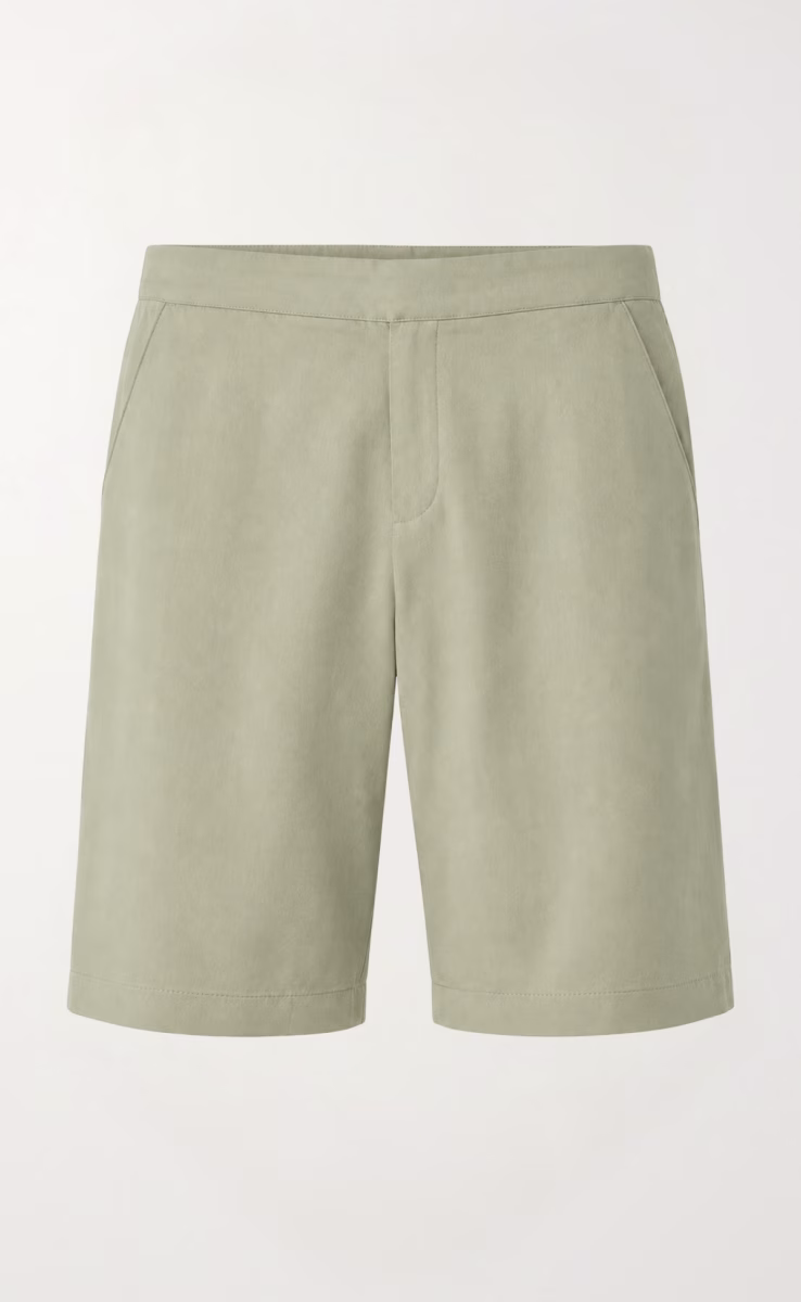 SHORTS TENCEL LIGHT OLIVE