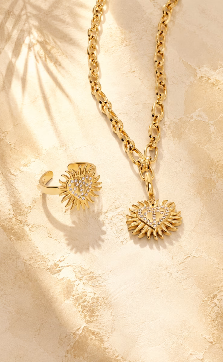 SUN LOVER NECKLACE GOLD