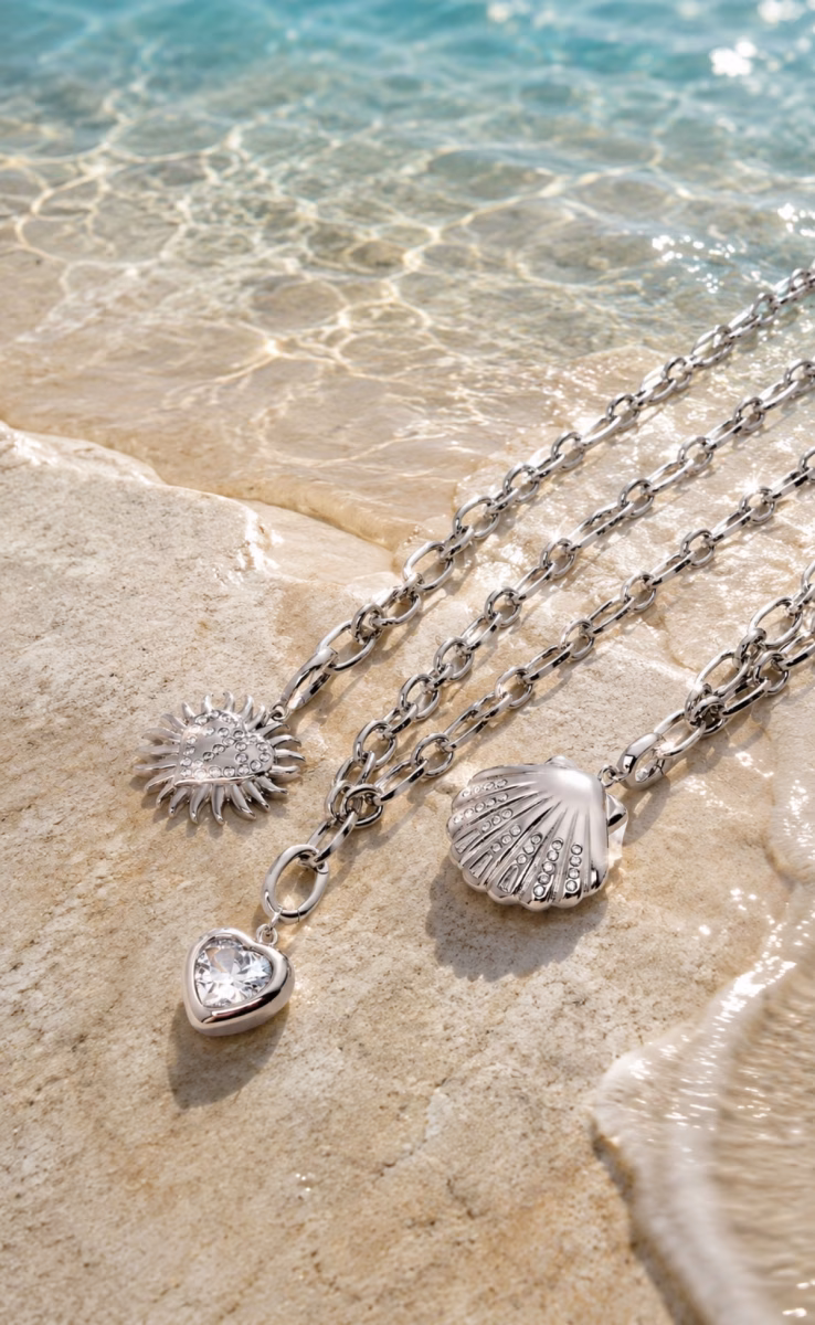 SUN LOVER NECKLACE SILVER