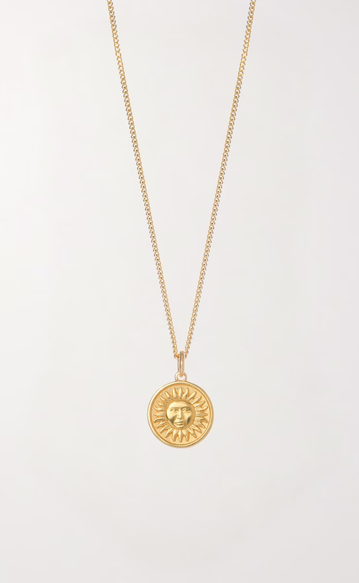 MINI SUN NECKLACE GOLDPLATED