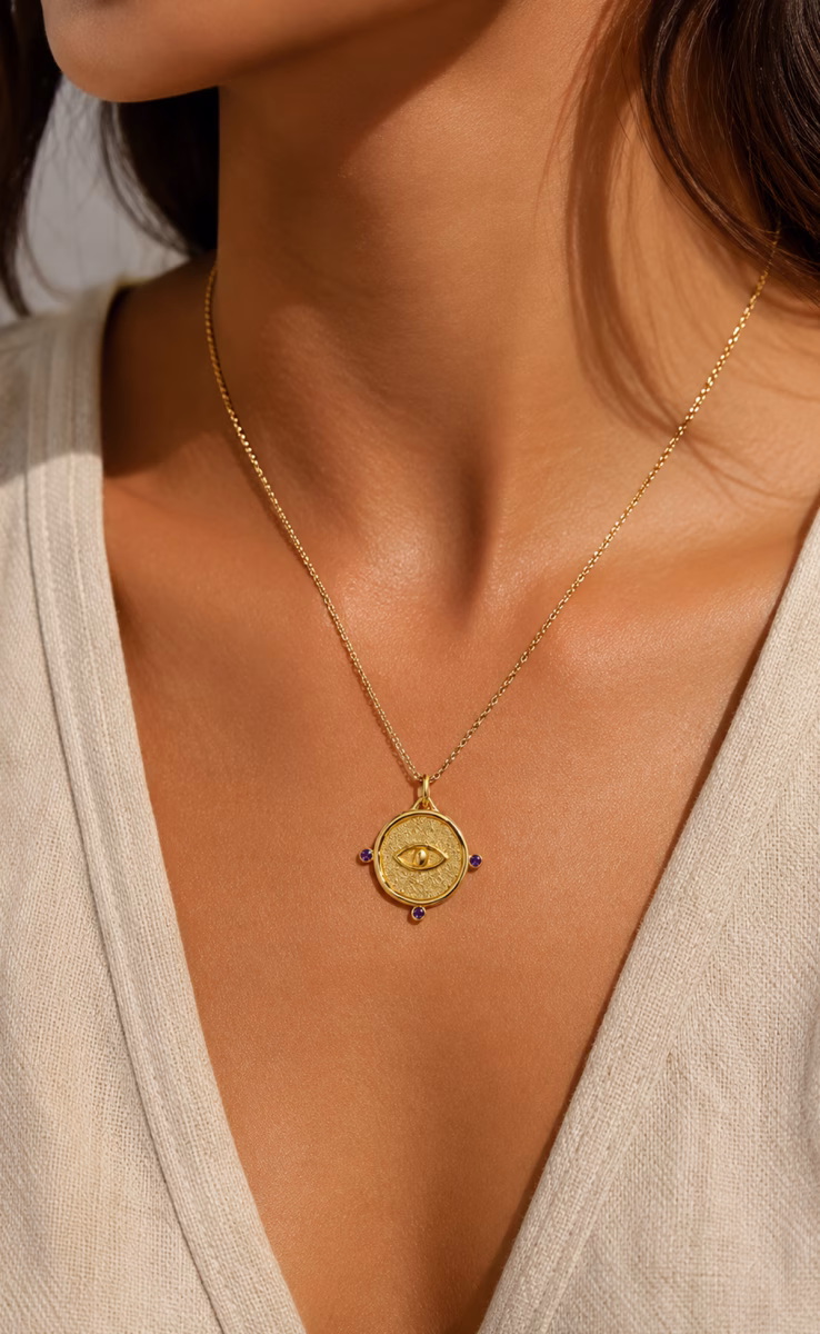 ΚΟΛΙΕ ΜΙΚΡΟ EYE TALISMAN ΑΜΕΘΥΣΤΟΣ ΖΙΡΓΚΟΝ