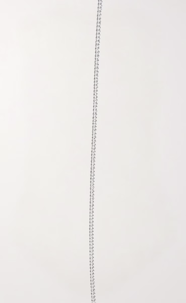GOURMET THIN CHAIN NECKLACE SILVER