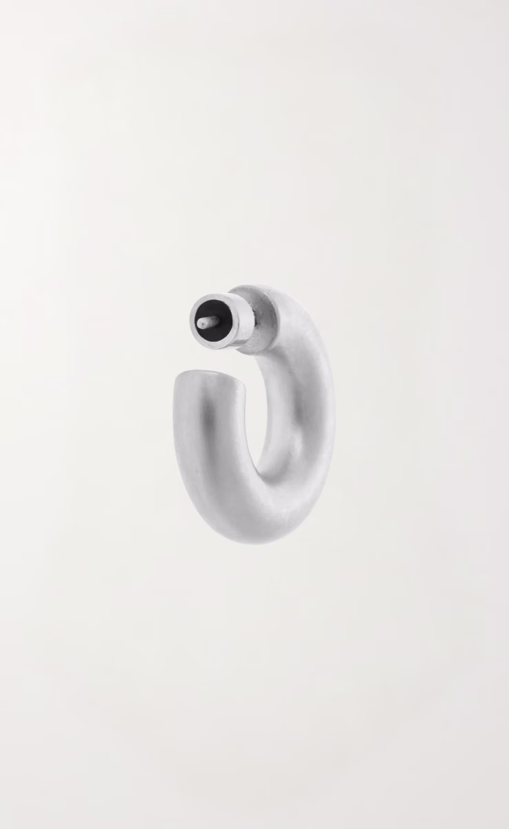 BUBBLE HOOPS SILVER